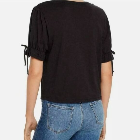 NWT Comune Tie‎ Sleeve Round neck tee Size L - Picture 2 of 10